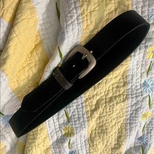 Vintage 90s Levi’s Branded Black Leather Belt